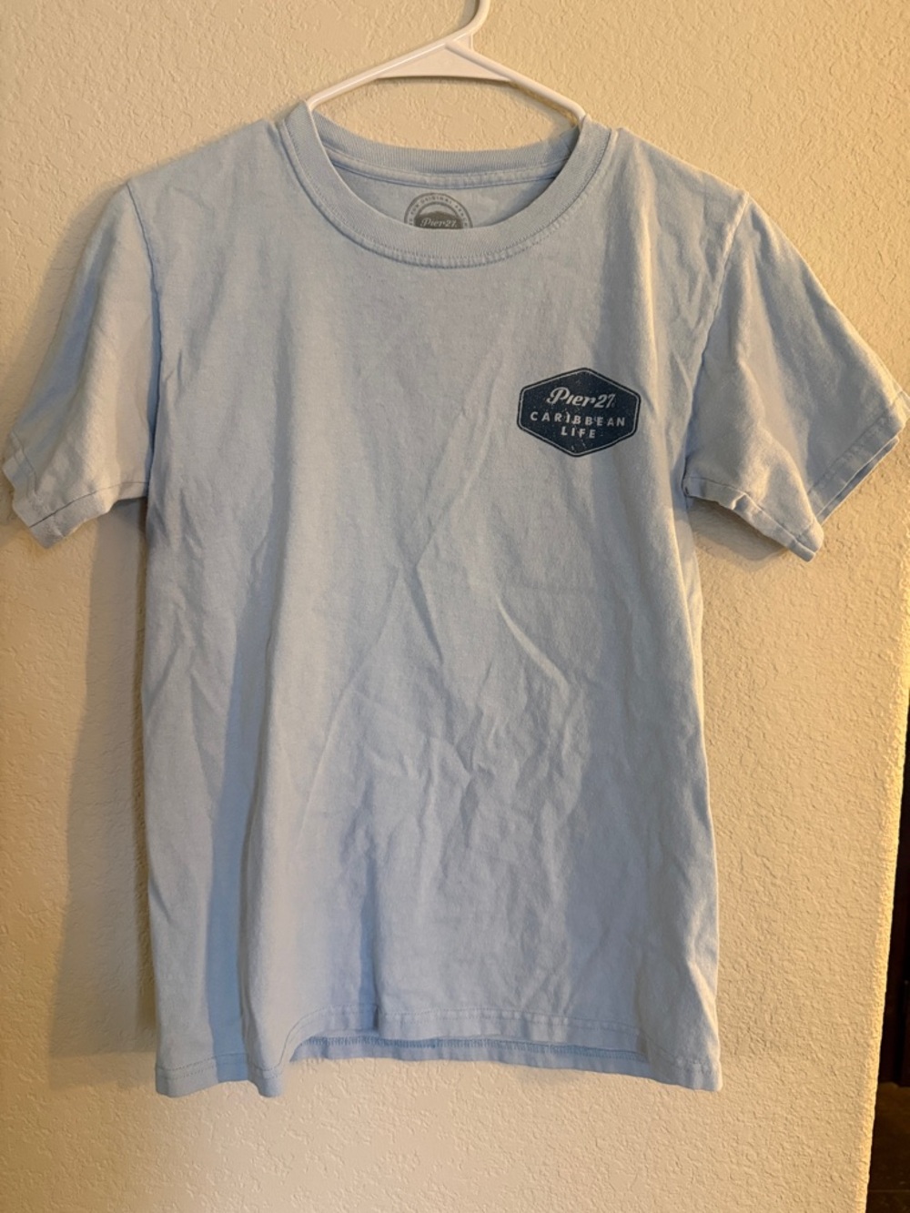 Pier 21 Light Blue Graphic Tee